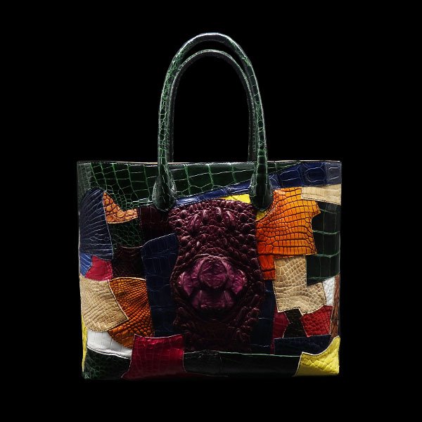 画像1: Patchwork Tote Bag　 パッチワークトートバッグ  (1)