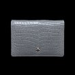 画像1: Business cardholder :Silver Edition 2つ折り名刺ケース(シルバー)  (1)